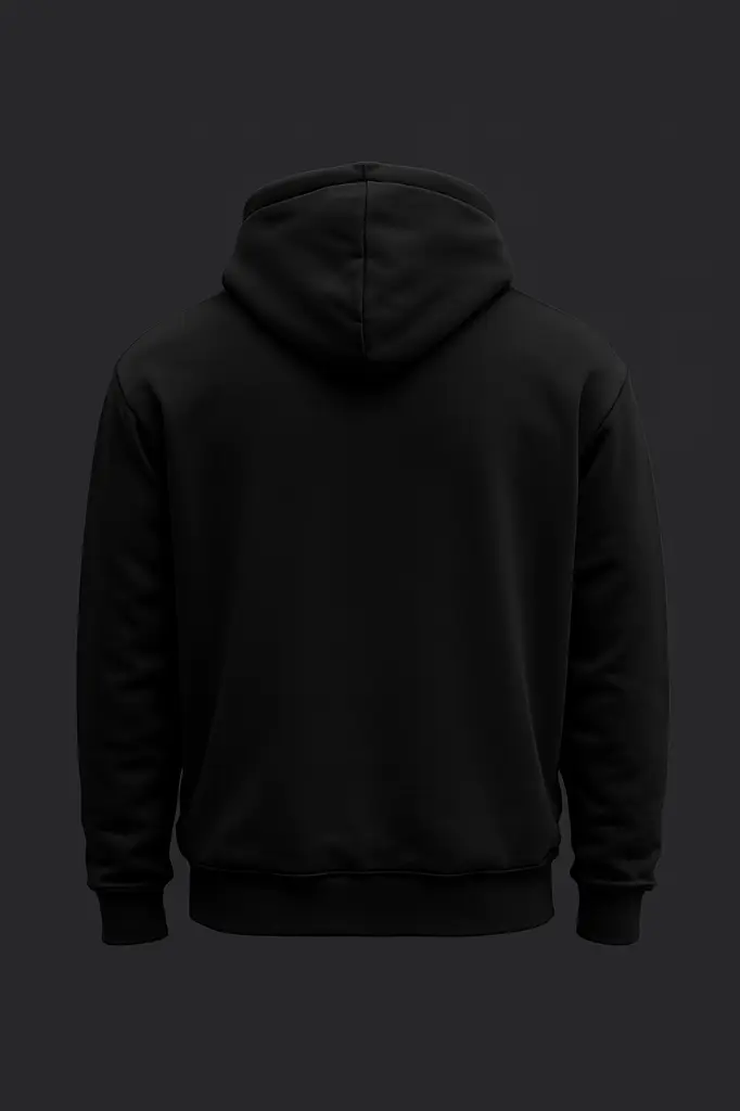 back view of a black hoddie.webp