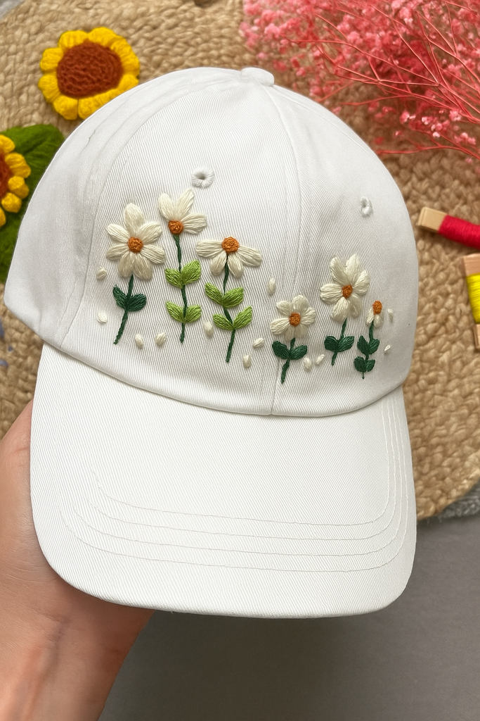 Hand Embroidered Cap