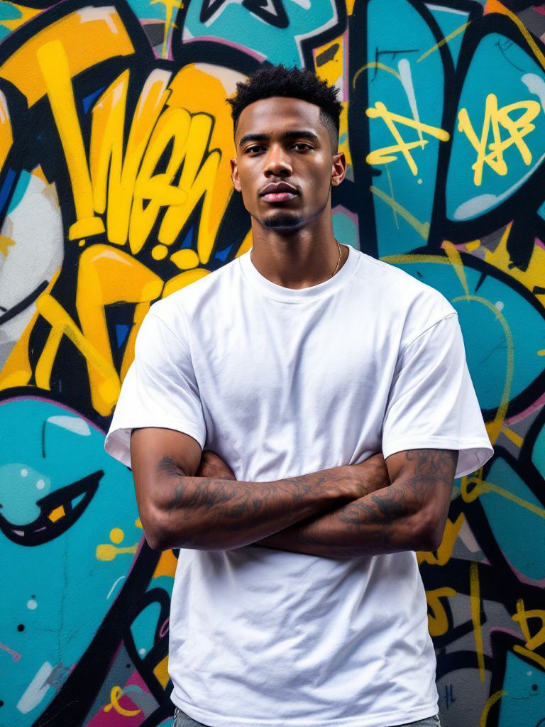 Unisex white oversized boxifit Tee