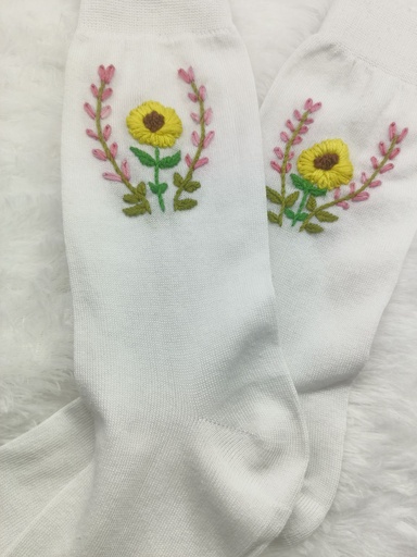 Hand Embroidered Socks
